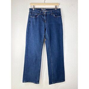 Boden Dark Wash Straight Leg Jeans Size 8 Petite